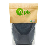 Yupik front packaging showing organic black Beluga lentils and product benefits