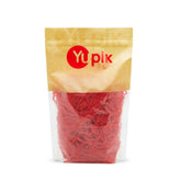 Yupik front packaging showing 2.2 lb bag and bright red strawberry laces for sharing