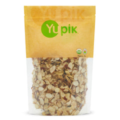 Yupik front packaging showing 1 lb bag and organic label for pantry convenience