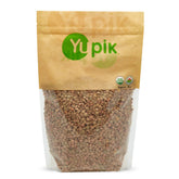 Yupik front packaging showing 2.2 lb bag and organic seal, clear pantry choice
