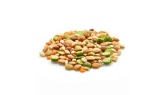 Yupik served bowl of cooked sunny soup mix in a kitchen setting, nutritious plant-based meal
