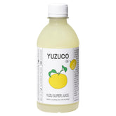YUZUCO front label bottle showing clean branding and product benefit