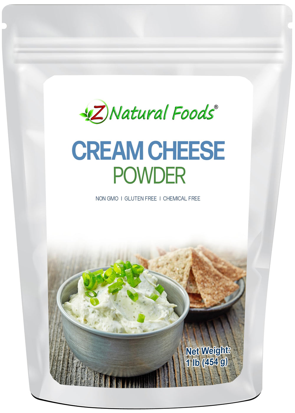 Z Natural Foods front package view showing product and benefits