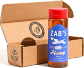 Zab's front bottle showing label and 12 fl oz volume, highlights artisanal appeal