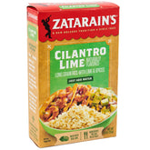 Zatarain's front packaging showing 8-pack and vibrant lime highlighting convenience