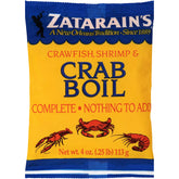Zatarain's front packaging 4 oz packet showing brand and easy pour convenience