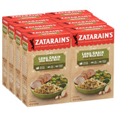 Zatarain's pack front showing 7 oz pouch and pack of eight benefit quick prep