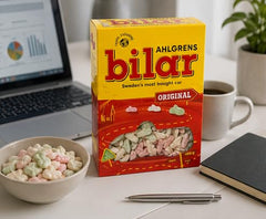 ZAYKIR bowl of Bilar candies ready to share at parties or events