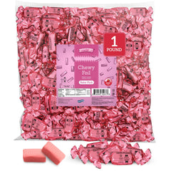 Zazers front packaging showing 1 lb bag and pink wrappers for easy event use