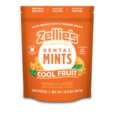 Zellie's front packaging showing cool fruit mints and jar design for easy identification