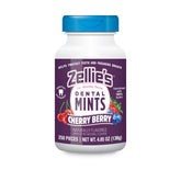 Zellie's front jar showing cherry berry label and clear packaging benefit freshness