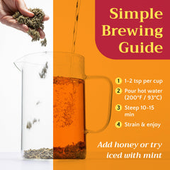 ZEMLYANA brewed cup of red raspberry leaf tea offering calming warmth