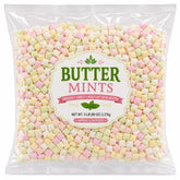 Zenya Tea Shop bag front packaging showing 5 lb bulk and assorted mints benefit: clear quantity display
