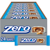 ZERO front box showing 24 bars and easy pantry stocking benefit