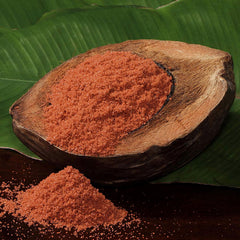 Zero Gravity Hawaii close-up of red Alaea crystals highlighting texture and finishing use