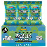 ZEST Delites front packaging showing sea salt flavor and benefits