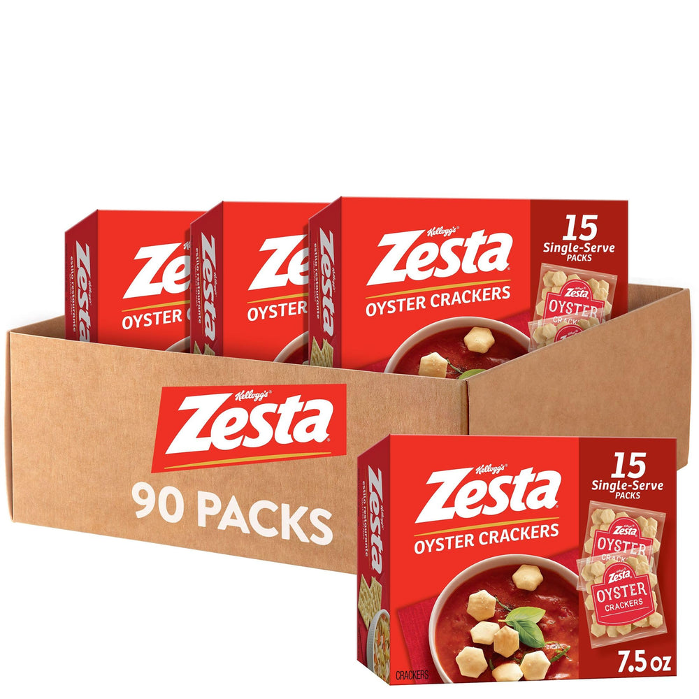 Zesta front packaging showing 6 boxes and product branding and benefits