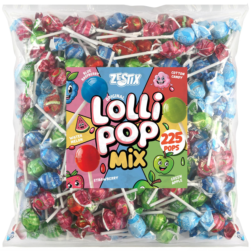 Zestix front bag image showing full 225-count value pack and bright colors