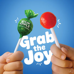 Zestix assortment of individually wrapped mini lollipops ready for sharing