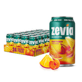 Zevia 24-pack front view showing brand and fruit punch benefits