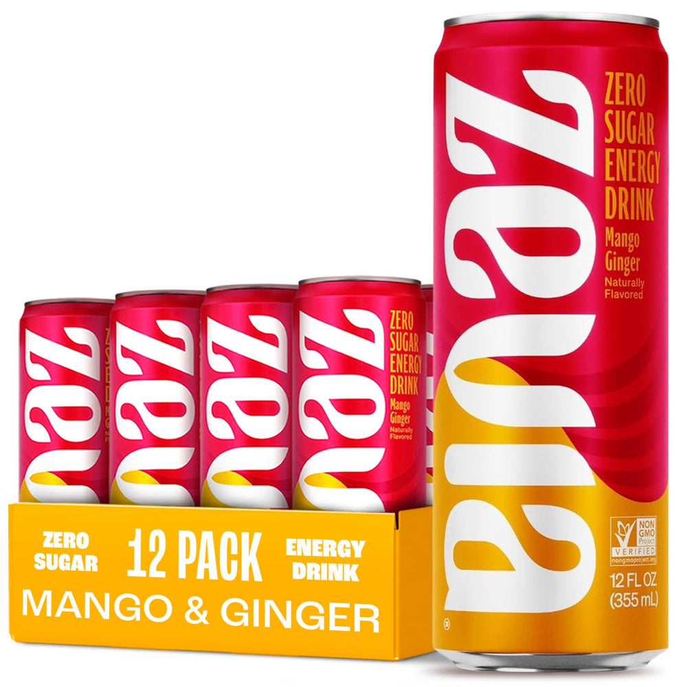 Zevia front packaging showing 12-pack cans and flavor label for quick identification