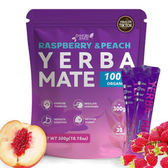 ZHHOIN JIAKE front packaging showing raspberry peach flavor and 30 sticks, convenient energy