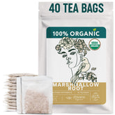 Zhivana Organics front packaging showing 40 tea bags and organic seal for trust