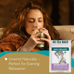 Zhivana Organics tea bag close-up highlighting convenient single-serve brewing