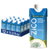 ZICO front packaging 11.2 fl oz bottle showing label and convenience benefit