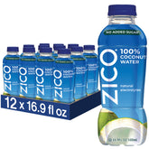 ZICO front packaging showing a 16.9oz bottle and brand clarity for hydration