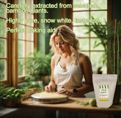 Zimmermann fiber mixed into dough improving workability and reduced stickiness