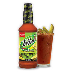 Zing Zang front bottle view showing label and bold pickle flavor benefit