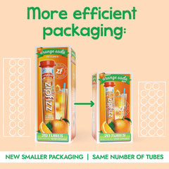 Single Zipfizz stick packet in hand showcasing portable energy
