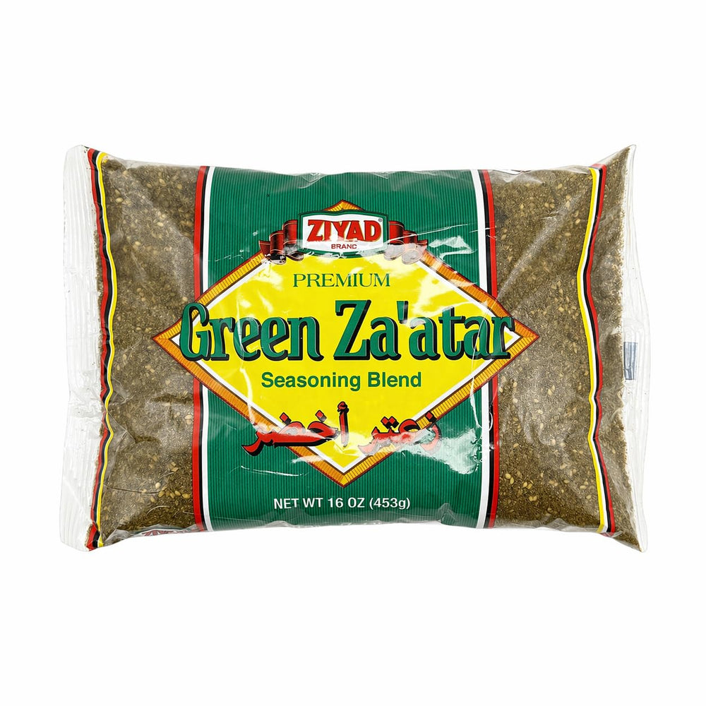 Ziyad za'atar front packaging showing label and 16 oz size benefit