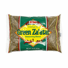 Ziyad za'atar front packaging showing label and 16 oz size benefit