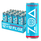 ZOA Tropical Punch front packaging showing vibrant can and branding for quick recognition