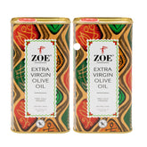 ZOE front tin showing label and secure cap, preserves freshness