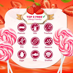 ZOFIA SWEET individually wrapped lollipop emphasizing hygienic seal and easy sharing