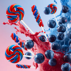 ZOFIA SWEET twisty lollipop close-up highlighting texture and visual appeal