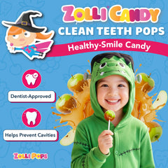 Zollipops individually wrapped pop highlighting convenience and hygiene