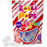 Zollipops front packaging peppermint showing bag and logo for easy identification and gifting