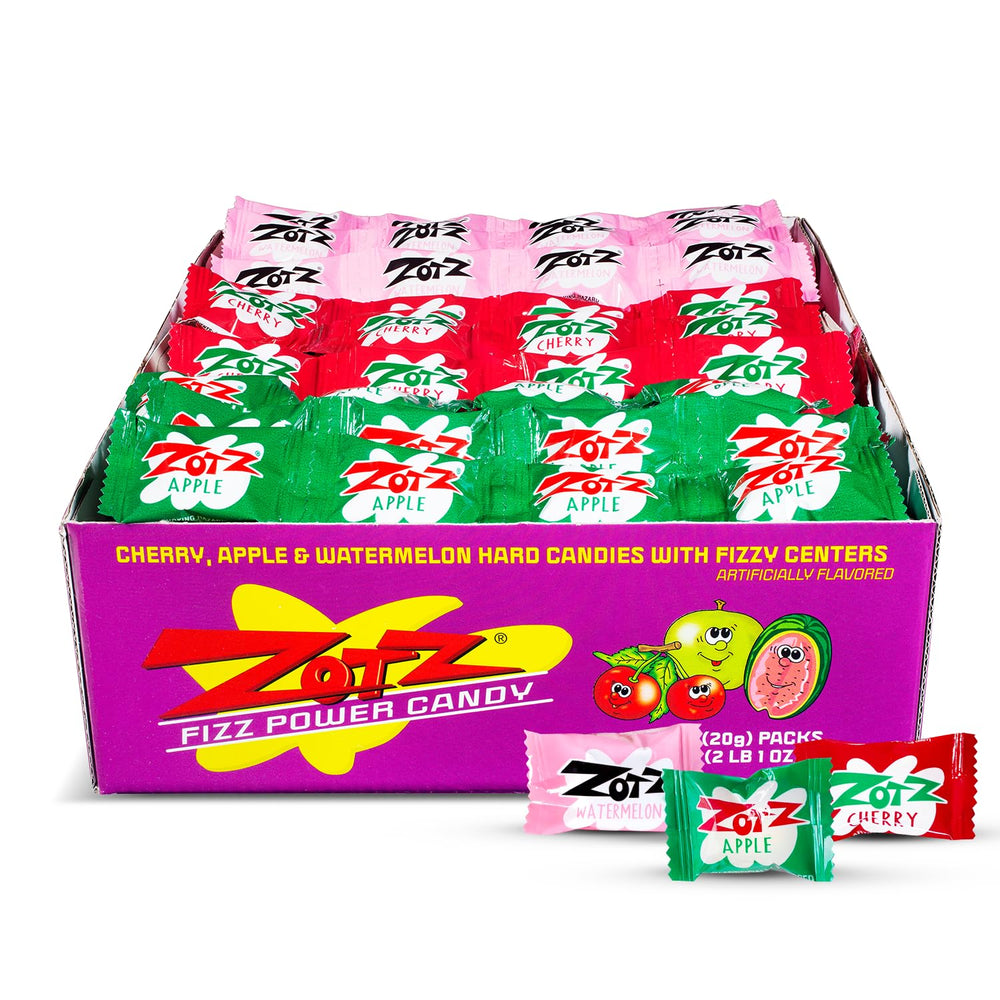Zotz front packaging showing assortment and vintage branding, useful for gifting