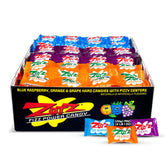 Zotz front packaging showing assorted flavors and count, convenient bulk supply