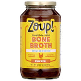 Zoup! front jar shot showing product packaging and clear reduced-sodium benefit