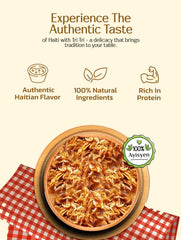 100% AYISYEN Tri Tri in bowl prepped for cooking illustrating easy use