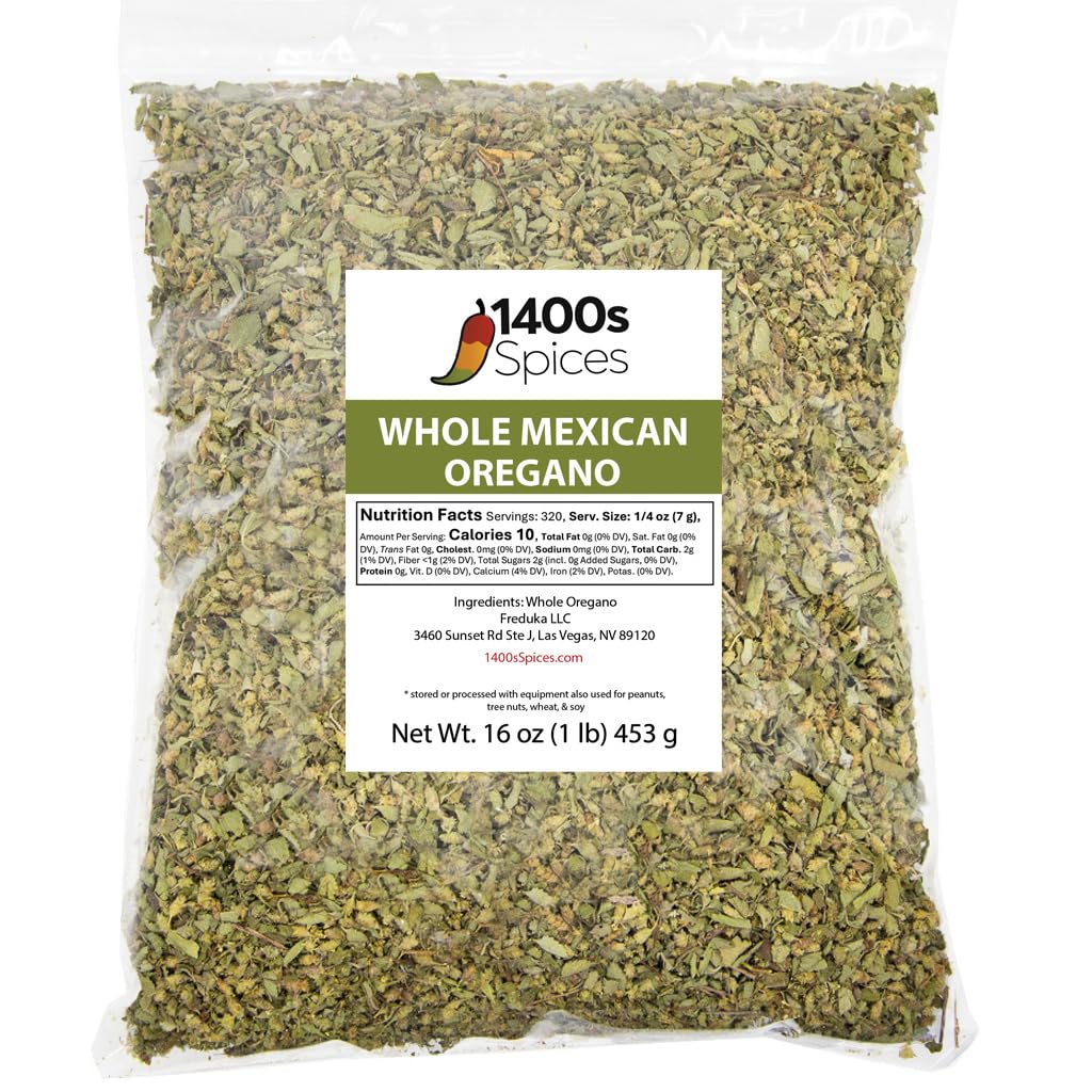 1400S SPICES front package showing 1lb Mexican oregano for consistent bold flavor