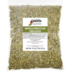 1400S SPICES front package showing 1lb Mexican oregano for consistent bold flavor