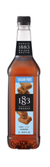 1883 MAISON ROUTIN front packaging showing 1L bottle and clear caramel benefit