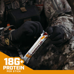 1st Phorm sticks inside a gym bag signaling portable fuel and recovery support