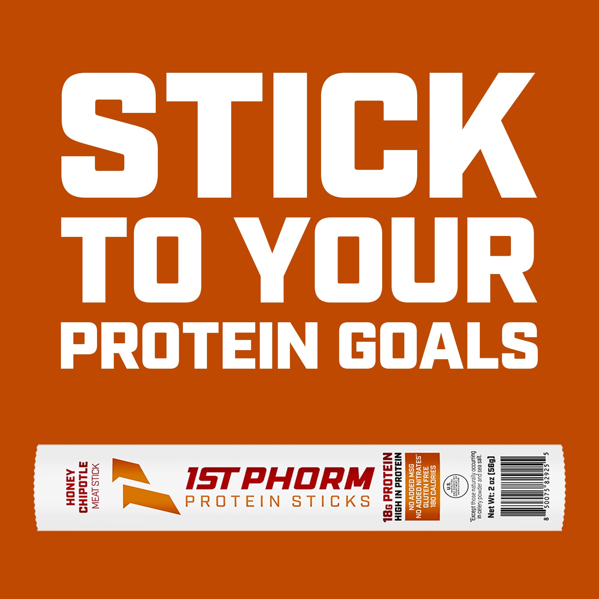 1st Phorm ingredient label showing USA-raised meats and clean ingredients